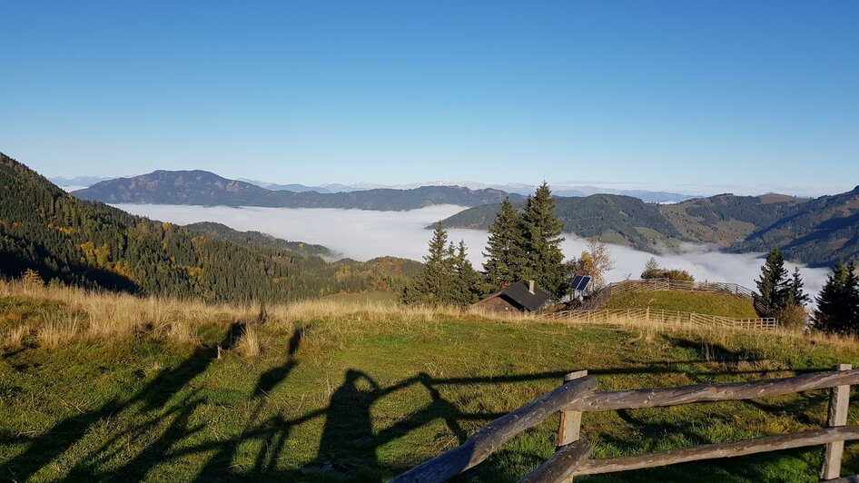 Stoahandhütte_Ausblick_Oststeiermark | © Stohandhütte