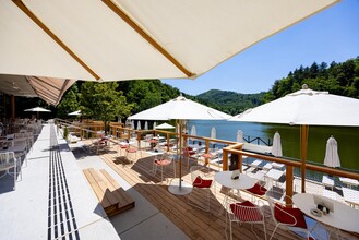 Thaler See Garten Terrasse | © Region Graz, Harry Schiffer