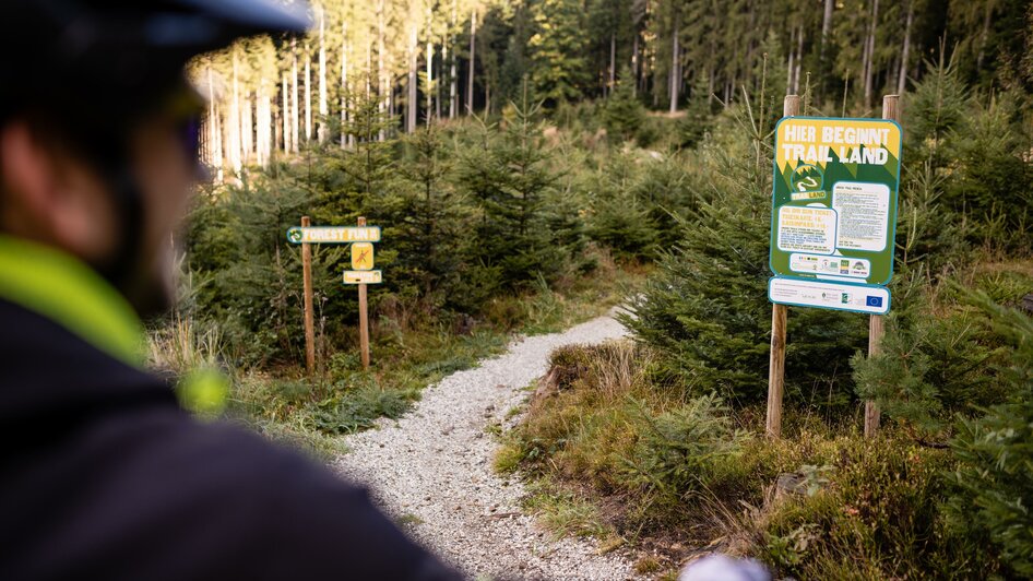 Trail Land Miesenbach_Einstieg_Oststeiermark | © Oststeiermark Tourismus