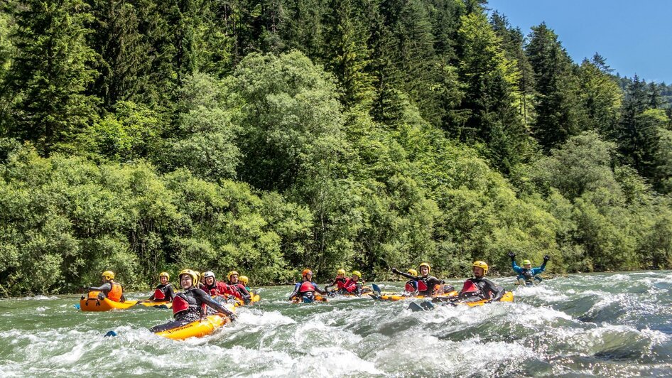 Riverbug-Tour auf der Salza | © Black Sheeps Adventures KG