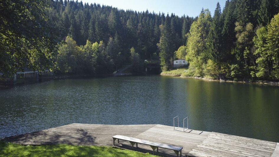 Blick vom Buffet "Seeblick zur Ströhbernen Brücke" | © Steirischen Rucksackdörfer