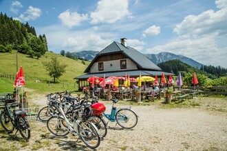 Falkensteinalm Schutzhütte | © Naturpark Mürzer Oberland