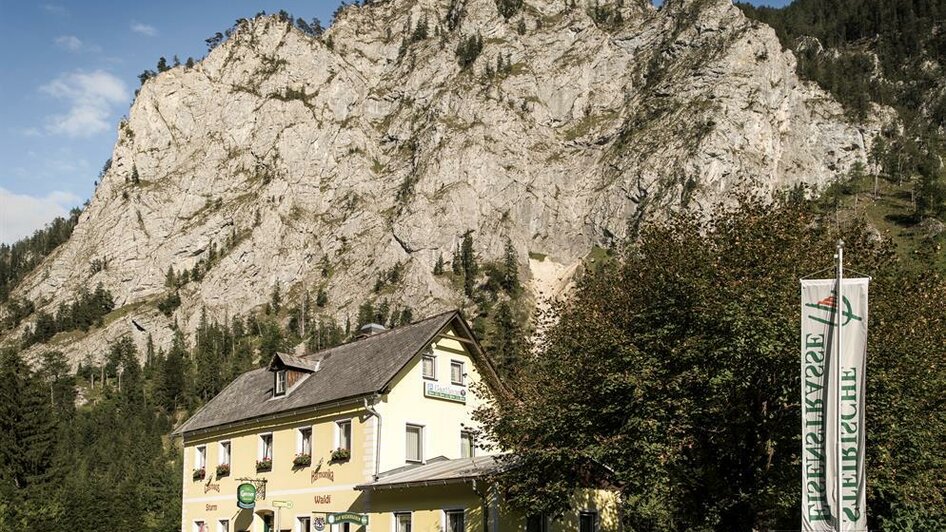 Gasthaus "Harmonikawaldi" in Hieflau | © Stefan Leitner