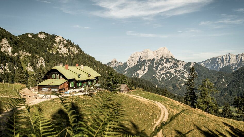 Die Grabneralm auf 1.395 m | © Stefan Leitner