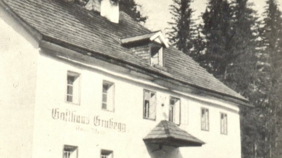 Gasthof Grubegg am Eingang zum Pass Stein