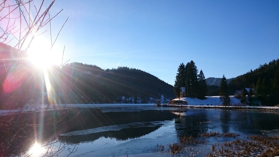 Hubertussee im Winter | © TV Hochsteiermark / Brigitte Digruber