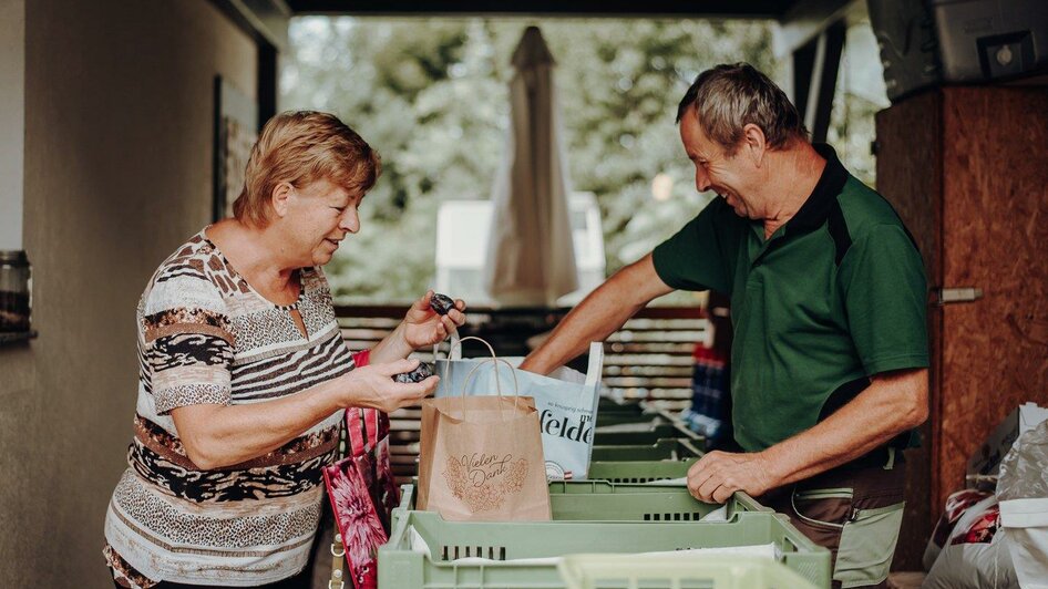 Einkaufen am Markttag | © GenussReich