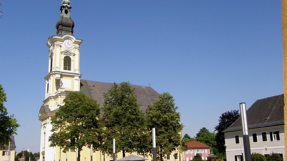 Pfarrkirche Wies im Ortszentrum | © Marktgemeinde Wies