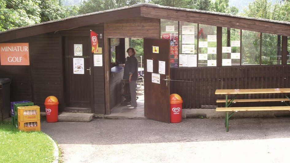 Eingang Minigolfplatz | © Minigolfplatz Mariazell