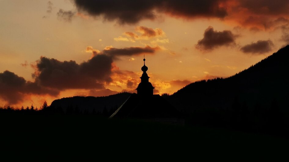 Sebastiani Kirche im Abendrot | © TV Hochsteiermark / Brigitte Digruber
