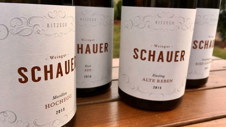 Hauseigene Weine | © Weingut Schauer Hauseigene Weine | © Weingut Schauer