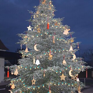 Christmas tree on the village square Bad Loipersdorf | © Gemeinde Bad Loipersdorf