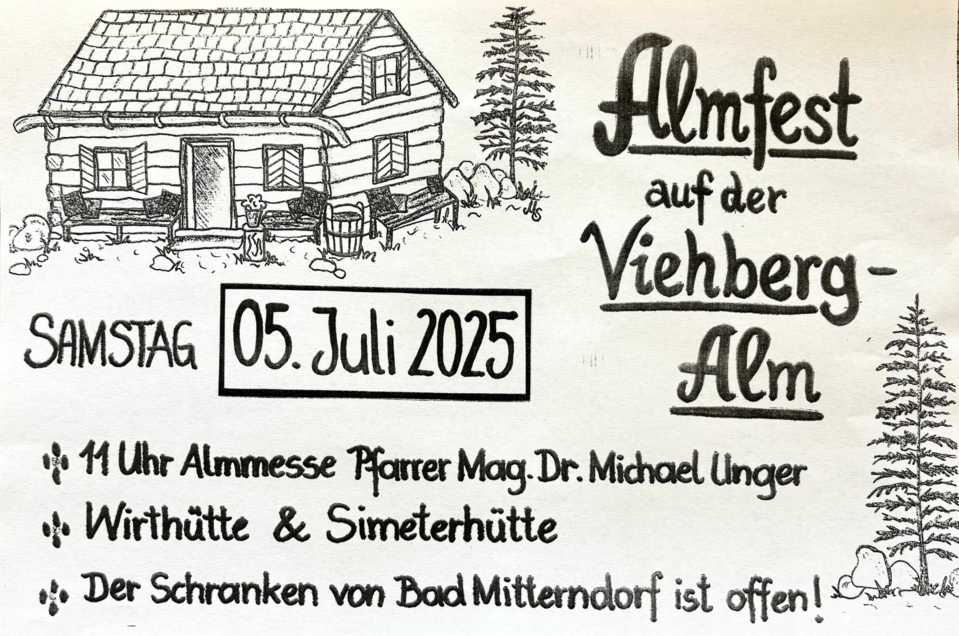 Almfest auf der Viehbergalm | © Viehbergalm
