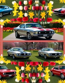 Amerikanische Fahrzeuge | © Christine Rotschädl-KI canva | AI generated | © Christine Rotschädl-KI canva