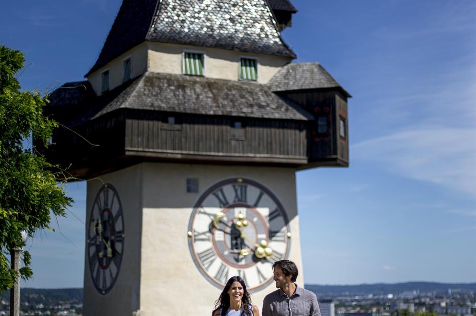 Schlossberg-Uhrturm | © (c) Graz Tourismus - Tom Lamm
