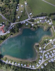 CampingMurinsel-SkyView1-Murtal-Steiermark | © Camping Murinsel | Tom Lamm | © Camping Murinsel