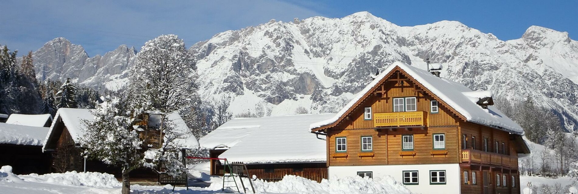 Unser Haus im Winter