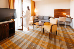 Suite Deluxe mit Balkon zum Wohnbereich