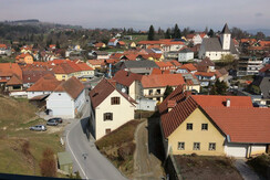 Blick vom Doppelzimmer "Stammhaus"