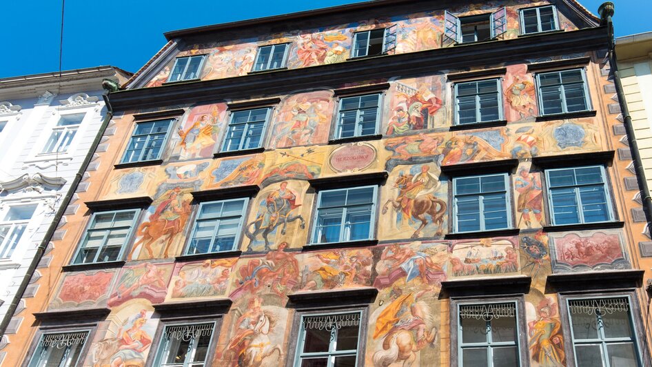 Fassade des Gemalten Hauses in Graz. | © Graz Tourismus - Harry Schiffer