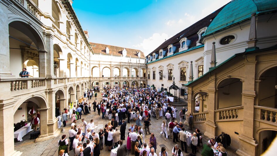 Lange Tafel der GenussHauptstadt 2016 | © Graz Tourismus - Harry Schiffer