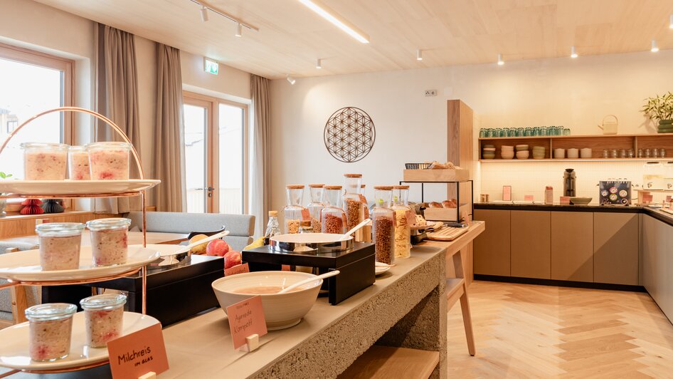 Bio-Frühstücksbuffet | voMas | © biYou biYou Ecoquartier in den Bergen - Impression #2.18 | © biYou