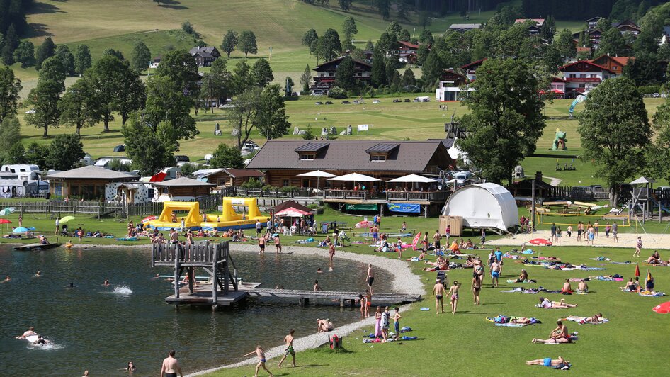 Badesee im Sommer