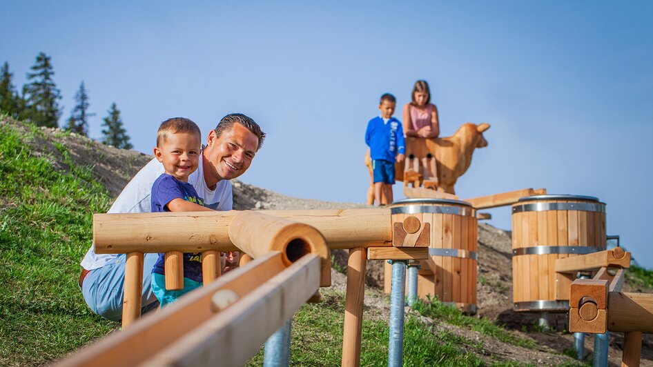 Die Kugelbahn im Hopsiland