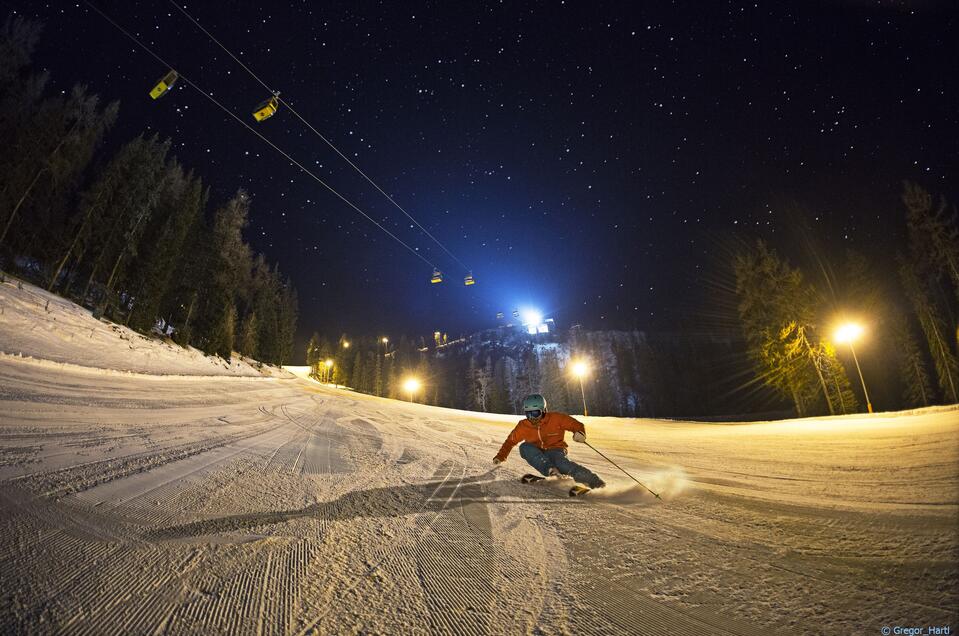 Night skiing on the Hochwurzen  - Impression #1