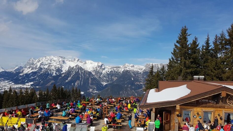 Schoarlhütte - Terrasse