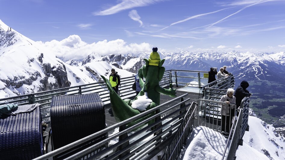 Atemberaubender Ausblick vom Skywalk am Dachstein | © Johannes Absenger